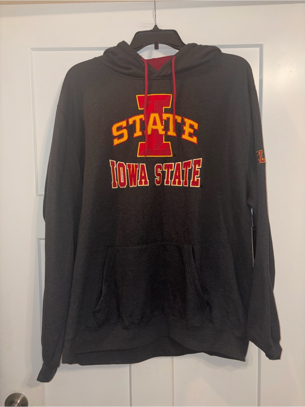 Men’s Colosseum Iowa State Cyclones charcoal grey hoodie XXL NWT